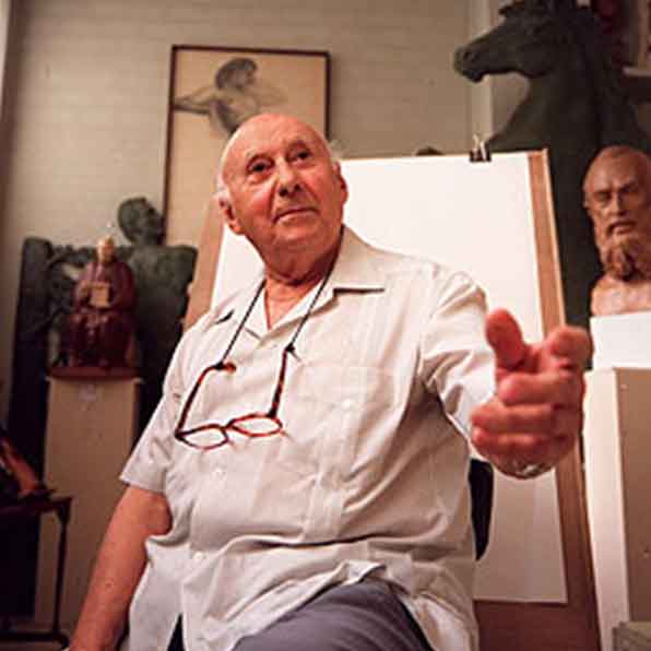 fotografia escultor juan de avalos